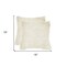 Edge Collections - 18-inch H x 18-inch W x 5-inch D - White - Chic Natural Sheepskin Throw Pillows - 2 Pieces